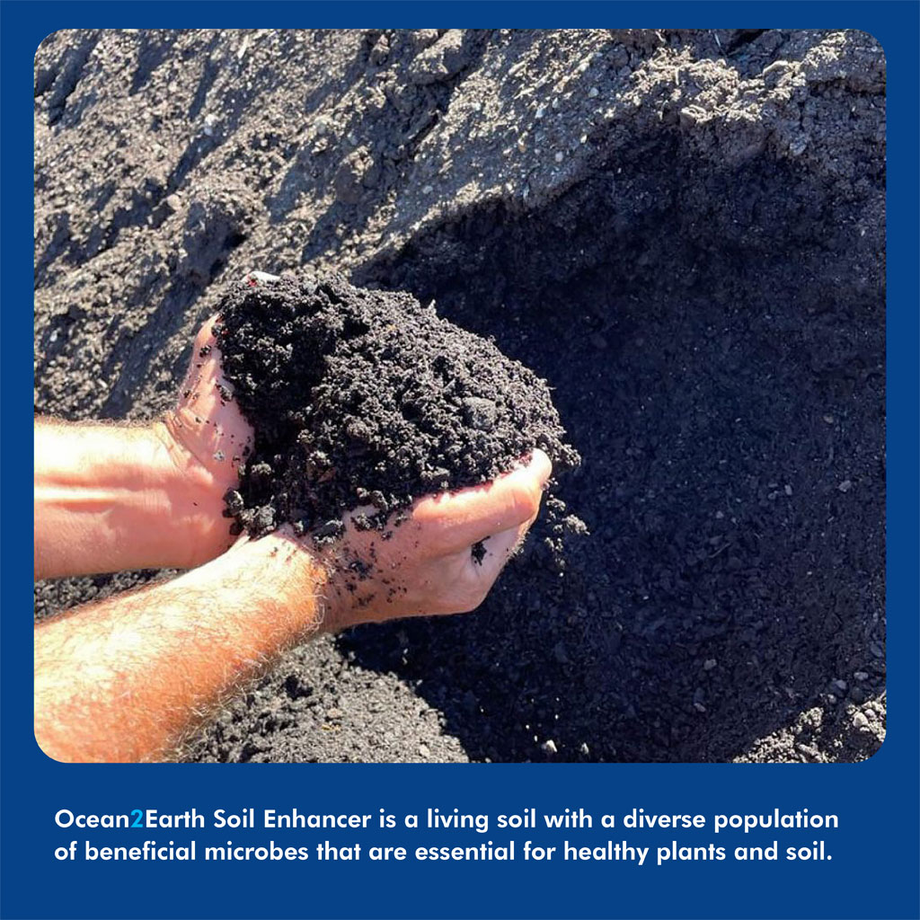 O2E Soil Enhancer is a living soil compost